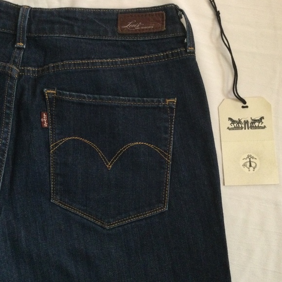 Levi’s for Brooks Brothers Denim - Levi’s for Brooks Brothers Demi Curve Classic Straight Leg Denim Jeans SZ 10M 30